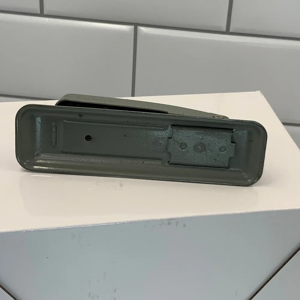 Vintage Swingline Cub Stapler Gray Metal Mid Century Modern Office Made in USA
